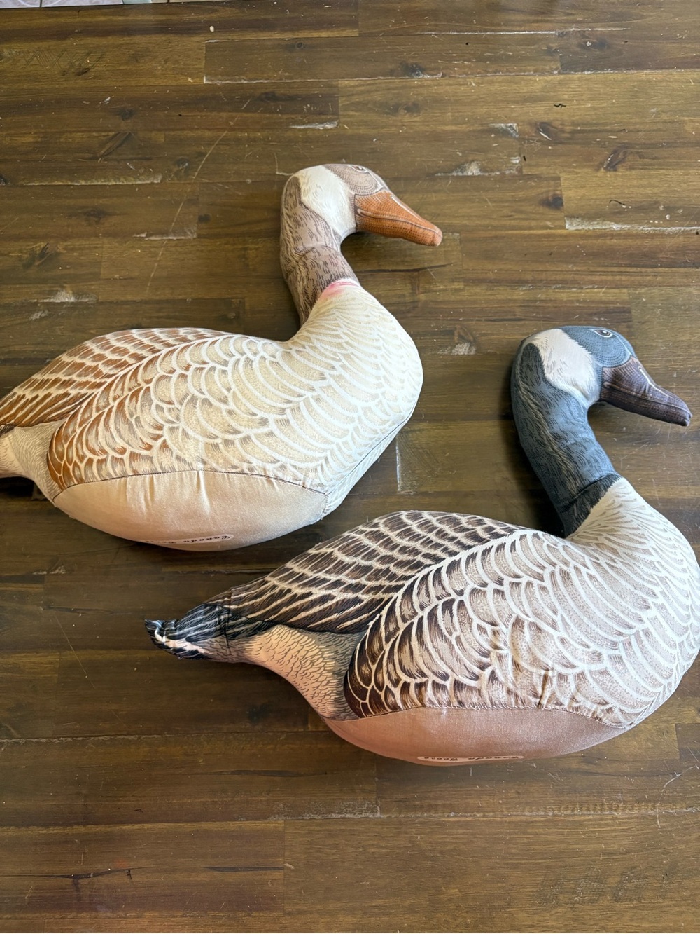 Canada Goose Stuffed Ducks Pillows Plush Decor Geese Set Grandma Cottage Granny